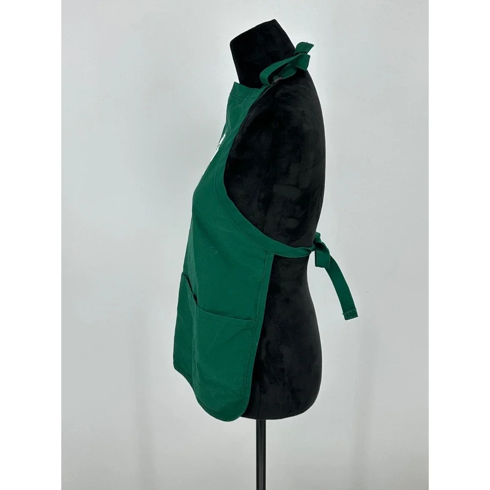 Rare Vintage Enchanted Forrest Green Adjustable Apron Augusta Sportswear USA P9
